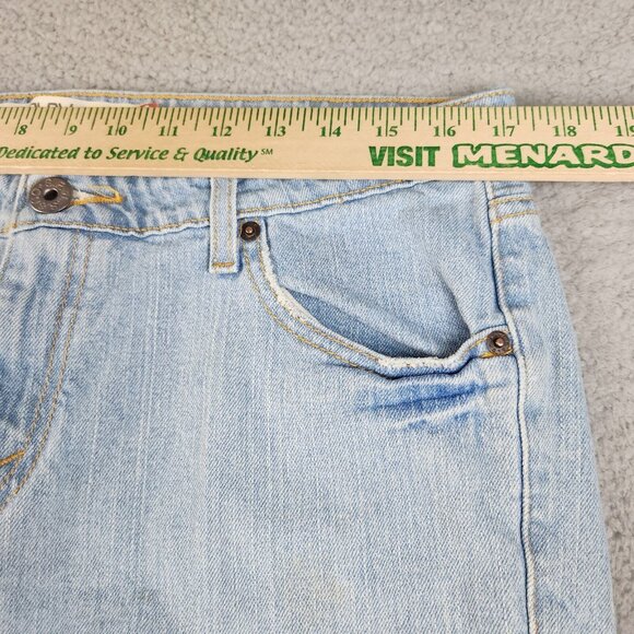 Levi's 518 Superlow Bootcut Jeans Women's 13M Flared Stretch Denim Pants - Picture 3 of 15